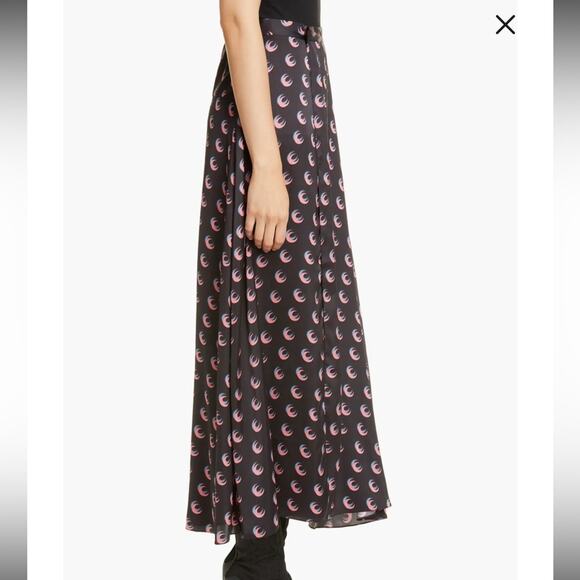 Marine Serre “Black SRR Crescent Moon” Skirt – FW19 – Size L - Picture 7 of 9